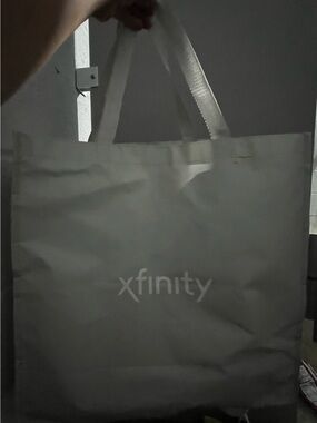 Xfinity Light Gray Travel Tote Bag with White Logo